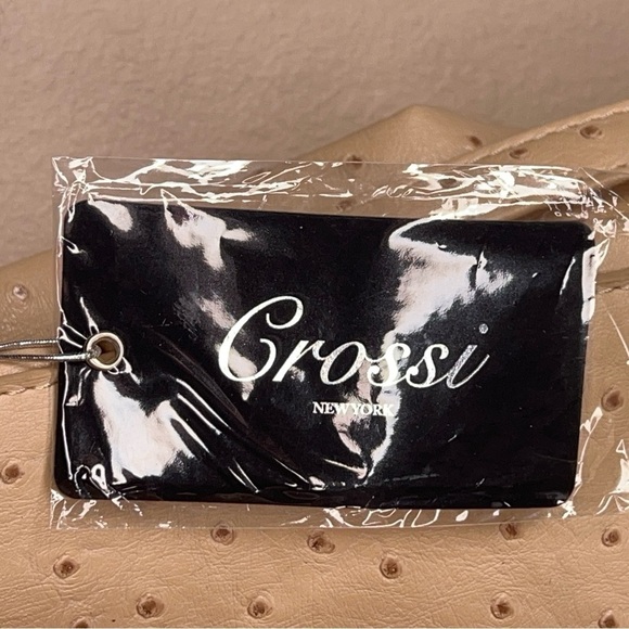 NWT GROSSI PASTEL PINK IVORY BOW PURSE NEW CONVERTIBLE HANDLE - Picture 4 of 10